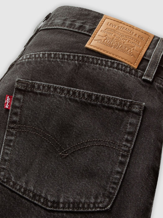 Pantaloni Scurti Negri Baggy Femei [6]