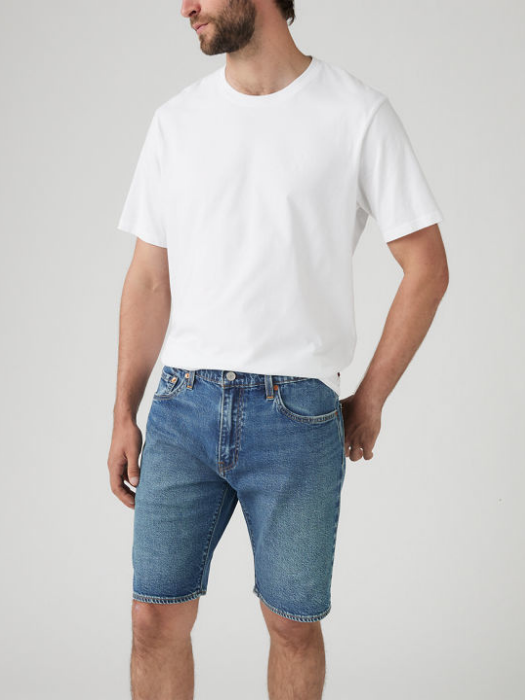 Pantaloni Scurti Albastri Regular Barbati [3]