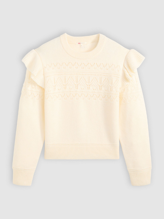 Levi's Pulover Crem Regular Femei [6]