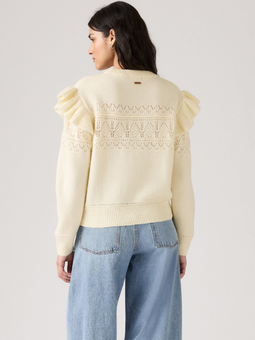 Levi's Pulover Crem Regular Femei [4]