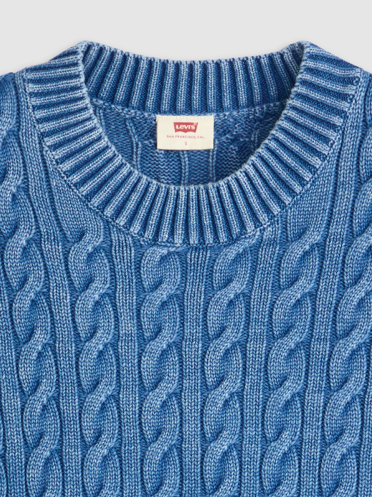 Levi's Pulover Albastru Relaxed Femei [5]