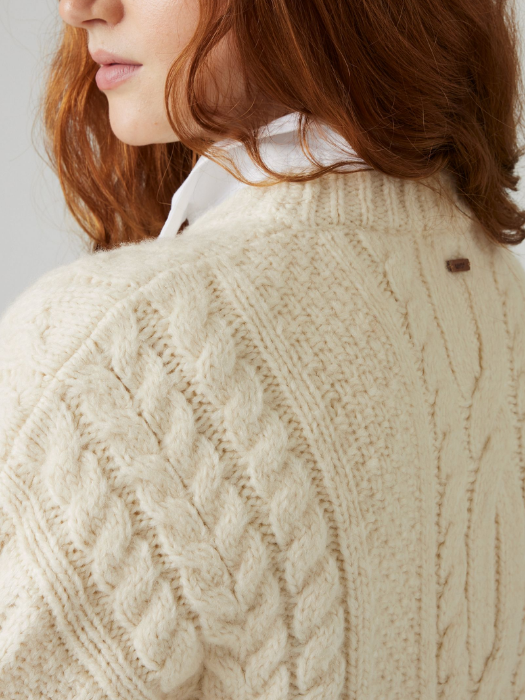 Levi's Pulover Crem Regular Femei [3]