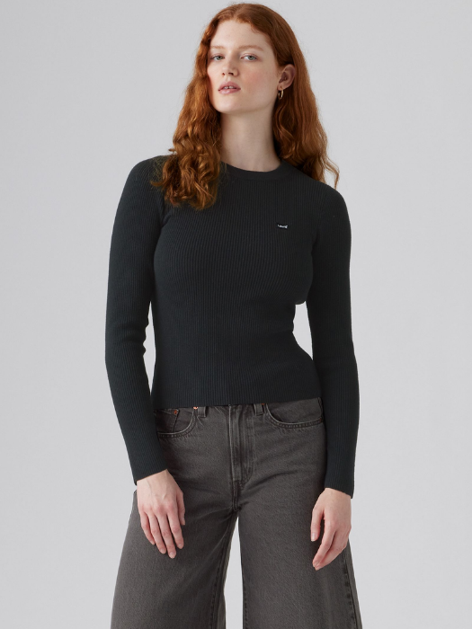 Levi's Pulover Negru Slim Femei [1]