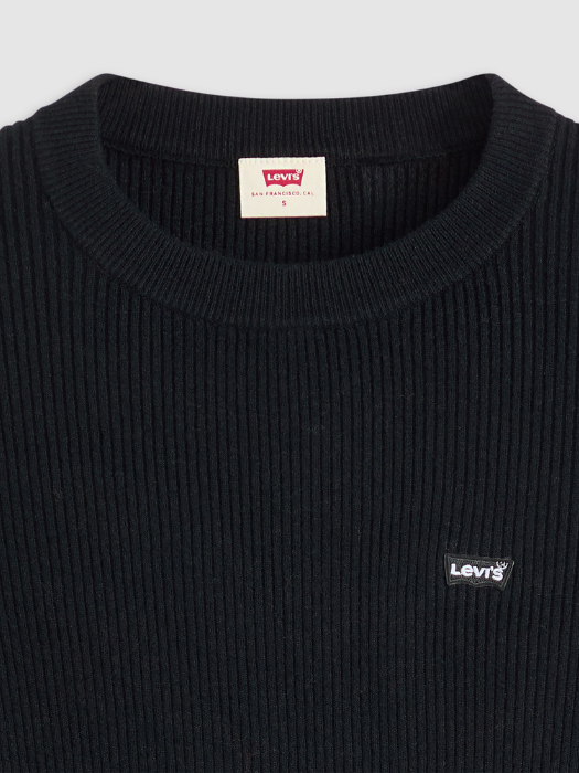Levi's Pulover Negru Slim Femei [6]