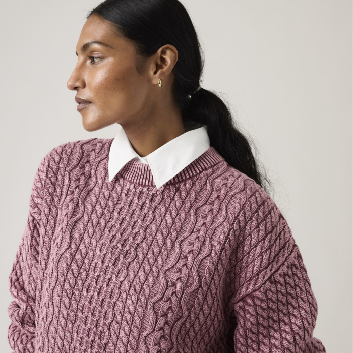 Pulover Lila Regular Femei [4]