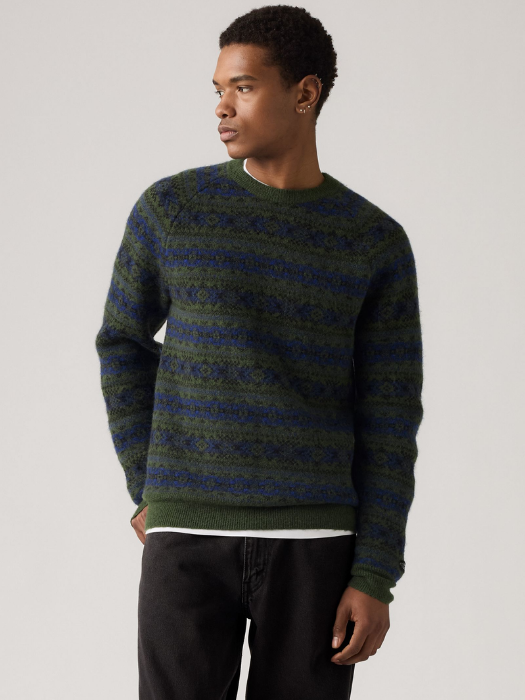 Levi's Свитер Verde/Albastru Relaxed [1]