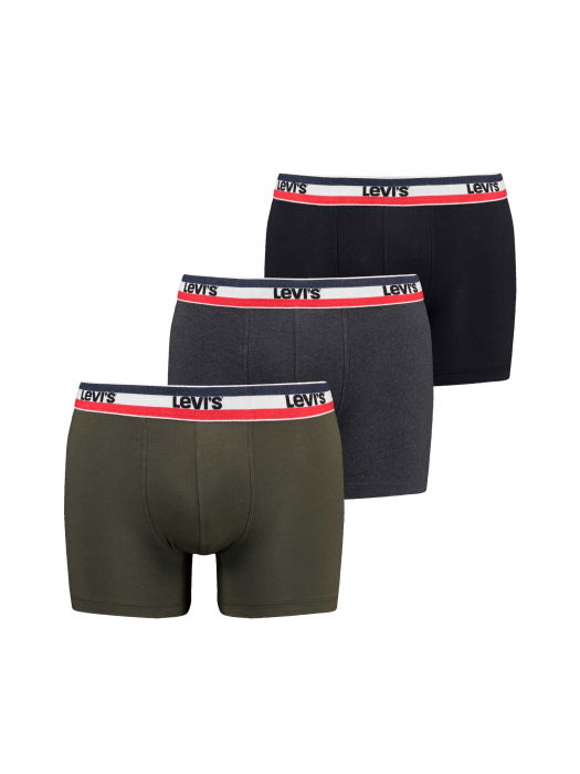 Levi's Set Lenjerie Haki/Black/Grey Barbati [1]