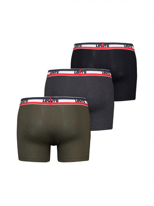 Levi's Set Lenjerie Haki/Black/Grey Barbati [2]