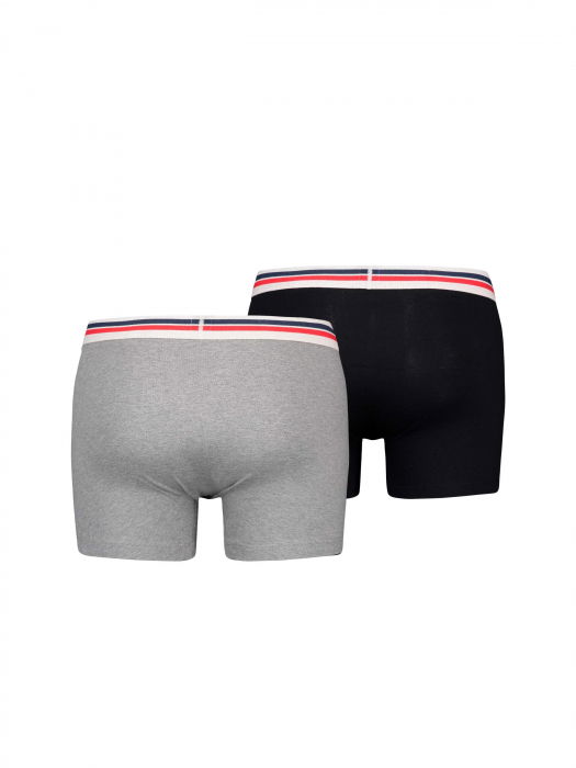 Levi's Мужской Набор Нижнего Белья Средний Серый Меланж / Чёрный [2]