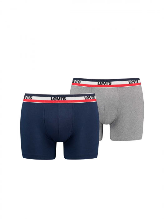 Levi's Set Lenjerie Navy/Gri Barbati [1]