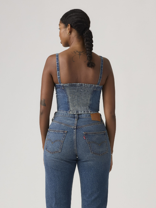 Levi's Top Albastru Slim Femei [4]