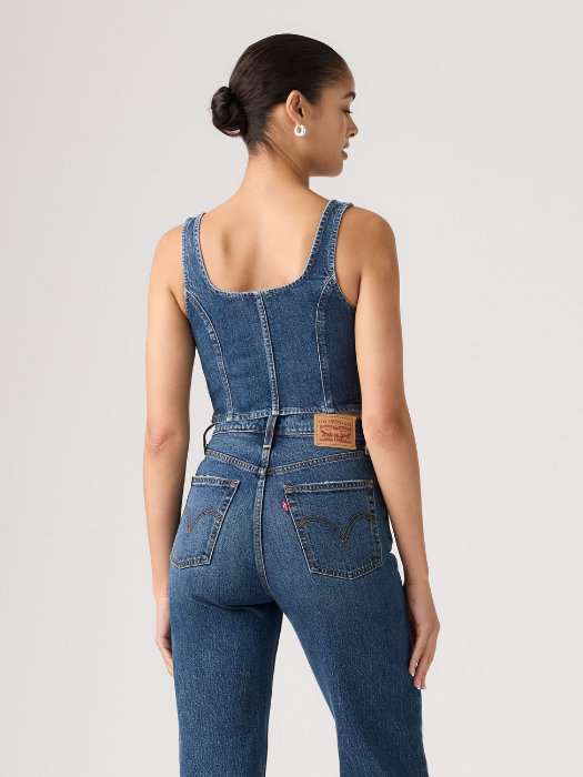 Levi's Женский Топ Темно-Синий Slim [5]