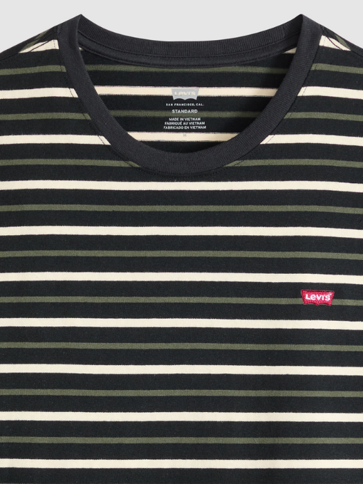 Levi's Tricou Alb/Negru Regular Barbati [5]