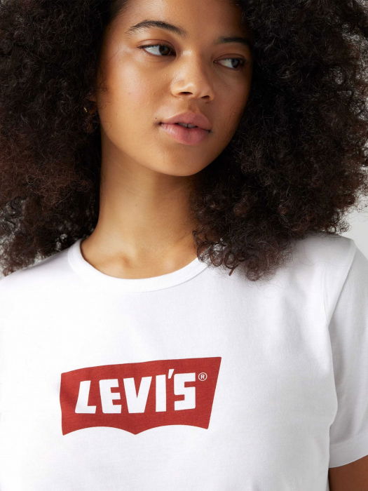 Levi's Женская Футболка Белая Regular [3]
