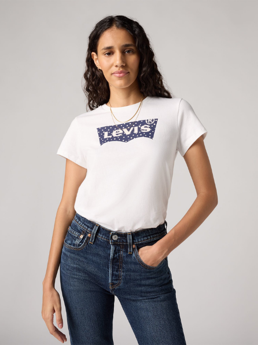 Levi's Женская Футболка Белая Regular [3]