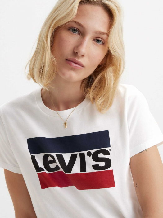Levi's Женская Футболка Белая Regular [3]