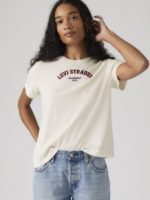 Levi's Tricou Alb Regular Femei [3]