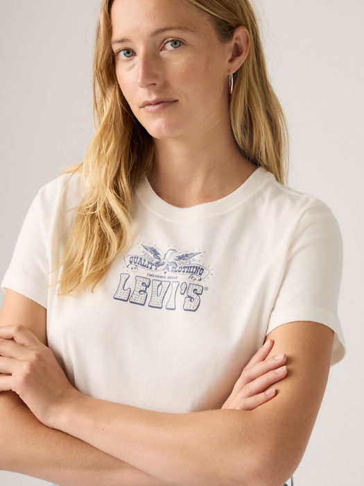 Levi's Tricou Alb Regular Femei [2]