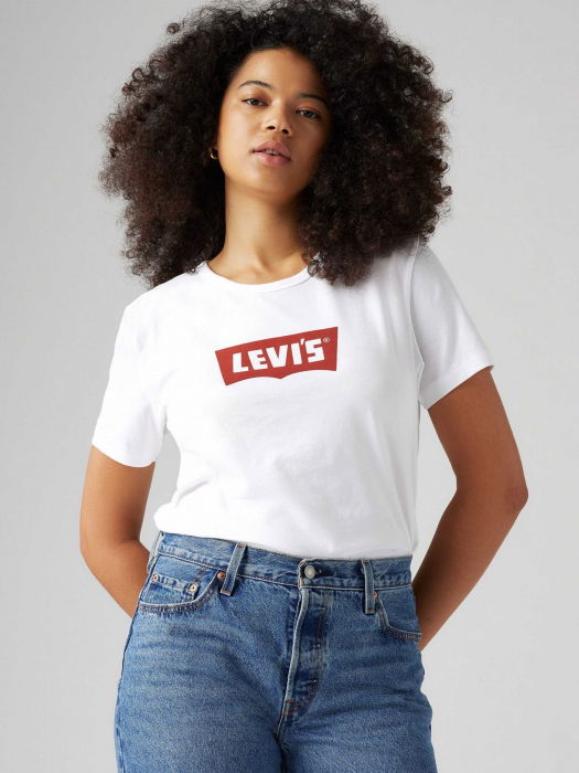 Levi's Женская Футболка Белая Regular [4]