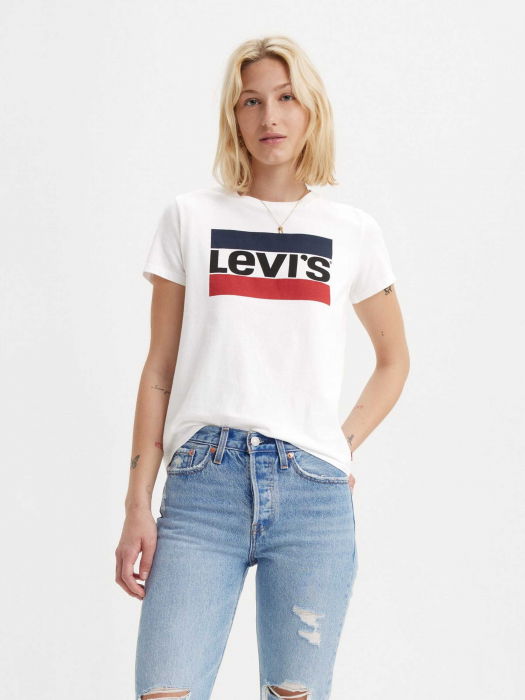 Levi's Женская Футболка Белая Regular [1]