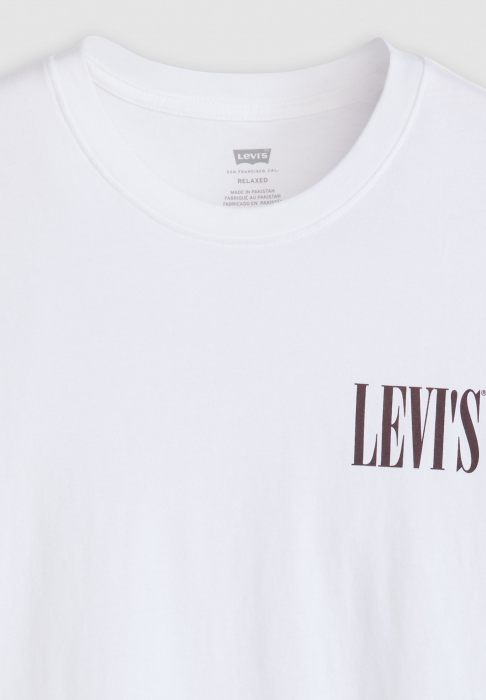 Levi's Мужская Футболка Белая Relaxed [5]
