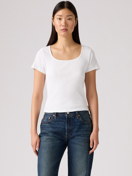 Levi's Tricou Alb Slim Femei [1]