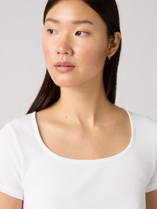 Levi's Tricou Alb Slim Femei [3]