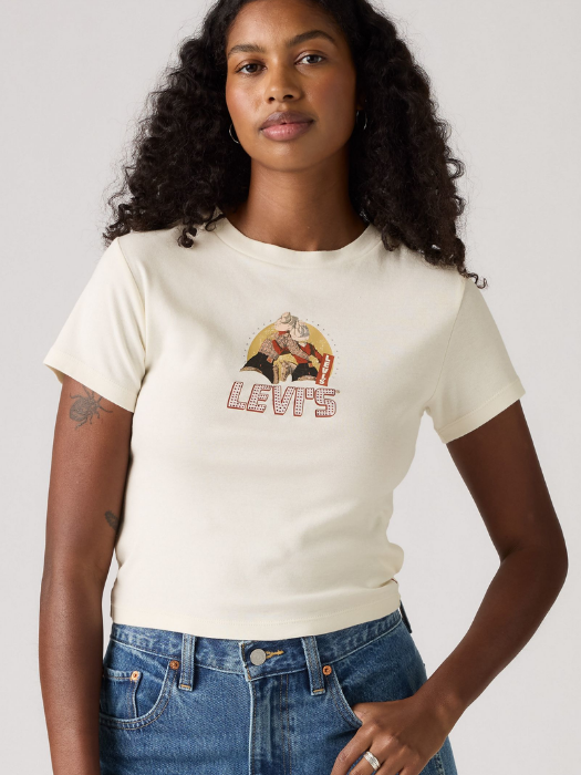 Levi's Tricou Alb Slim Femei [2]