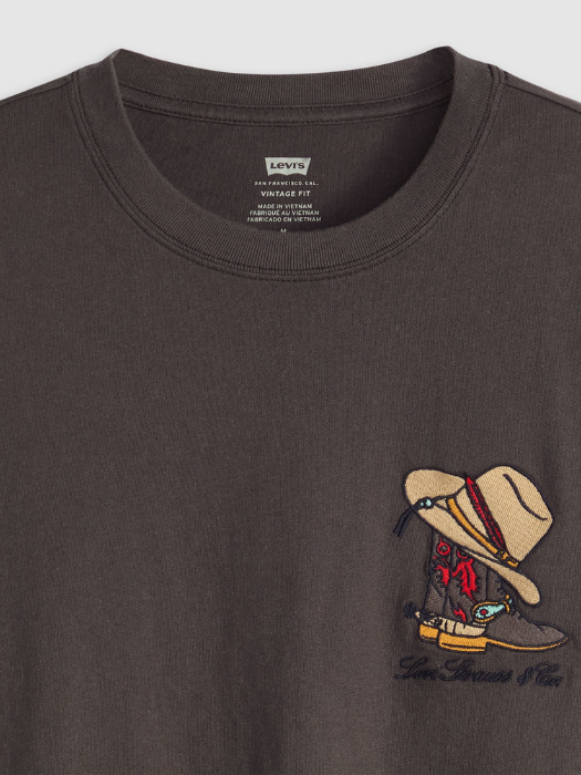 Levi's Мужская Футболка Антрацитовая Relaxed [5]