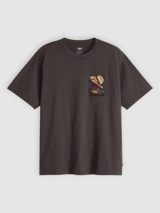 Levi's Мужская Футболка Антрацитовая Relaxed [6]