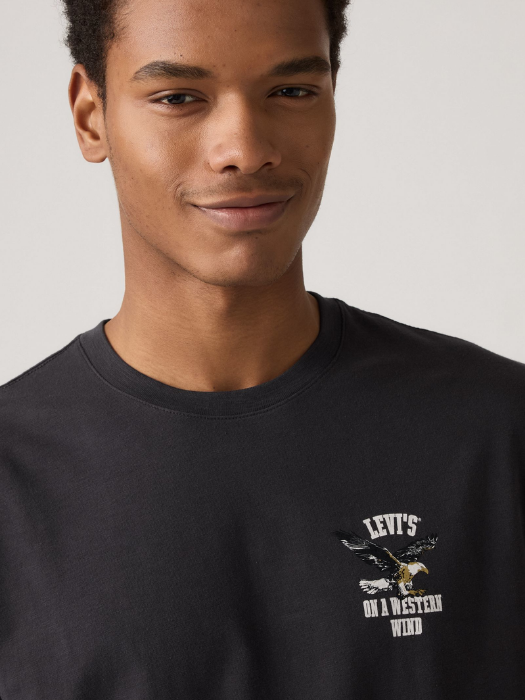 Levi's Tricou Gri Inchis Relaxed Barbati [2]