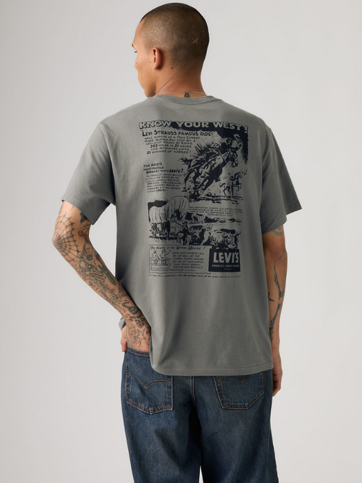 Мужская Футболка Тёмная Серая Relaxed [3]