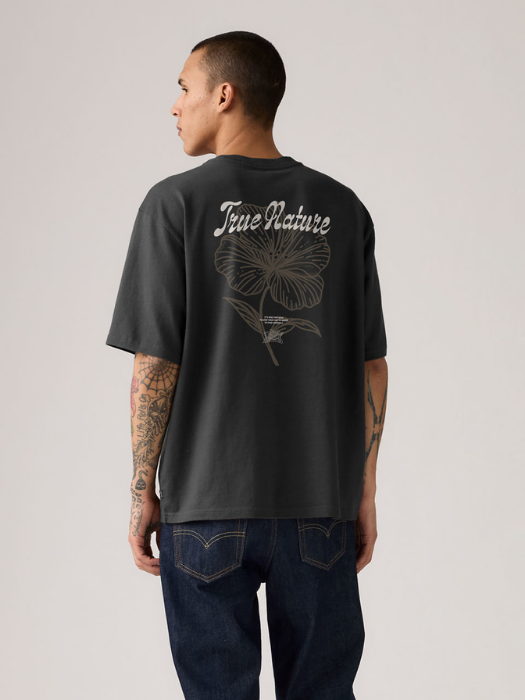 Levi's Мужская Футболка Антрацитовая Relaxed [4]