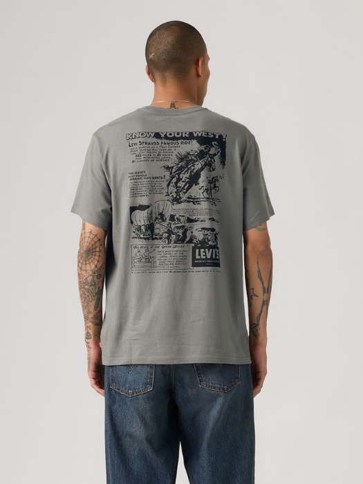 Мужская Футболка Тёмная Серая Relaxed [4]