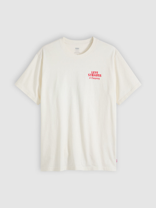 Levi's Мужская Футболка Беживая Relaxed [6]