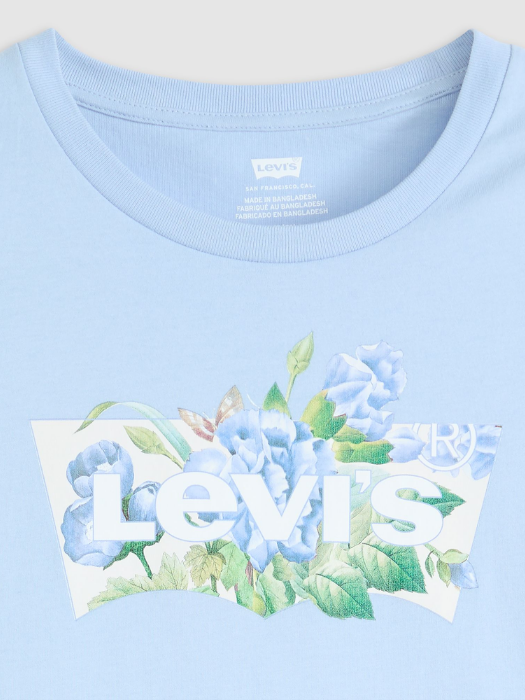 Levi's Tricou Albastru Deschis Regular Femei [5]