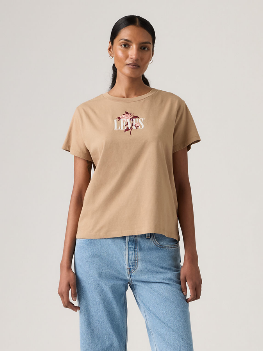 Levi's Tricou Bej Regular Femei [1]
