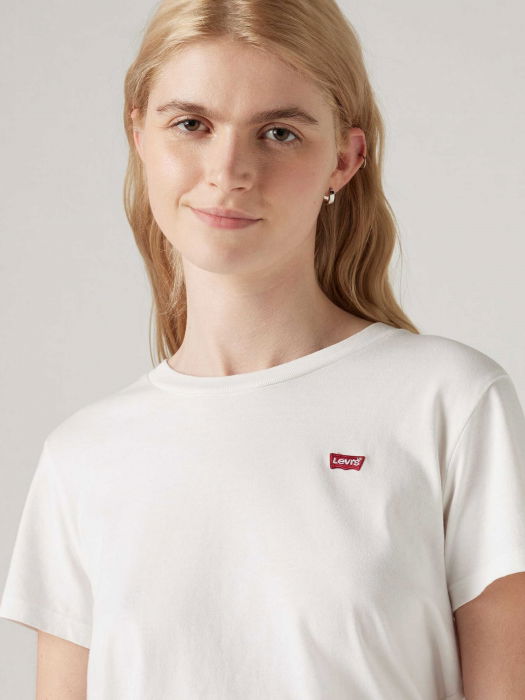Levi's Женская Футболка Кремовая Regular [3]