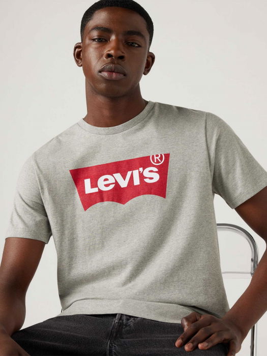 Levi's Мужская Футболка Тёмная Серая Regular [3]