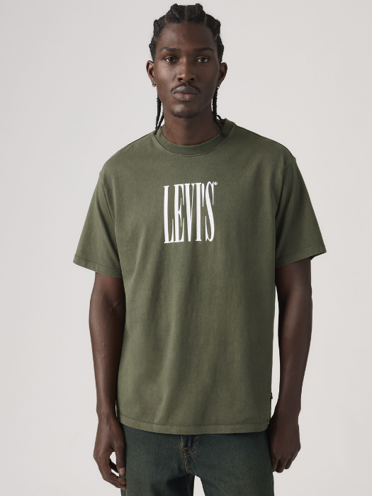 Levi's Мужская Футболка Хаки Relaxed [2]
