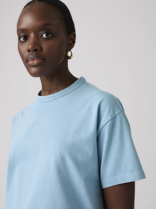 Levi's Tricou Albastru Deschis Relaxed Femei [3]