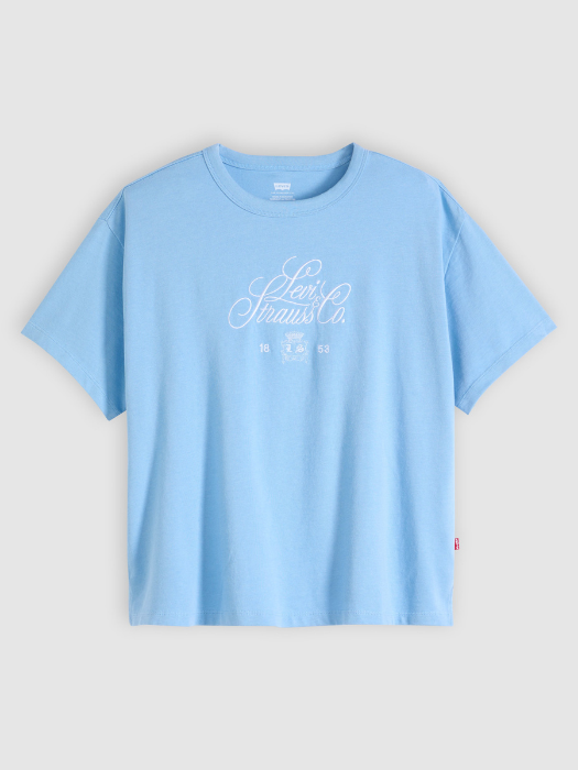 Levi's Tricou Albastru Deschis Relaxed Femei [3]