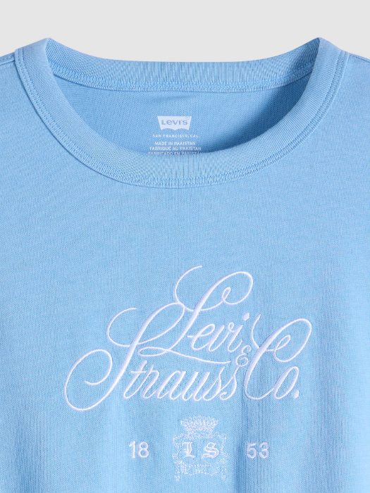 Levi's Tricou Albastru Deschis Relaxed Femei [4]