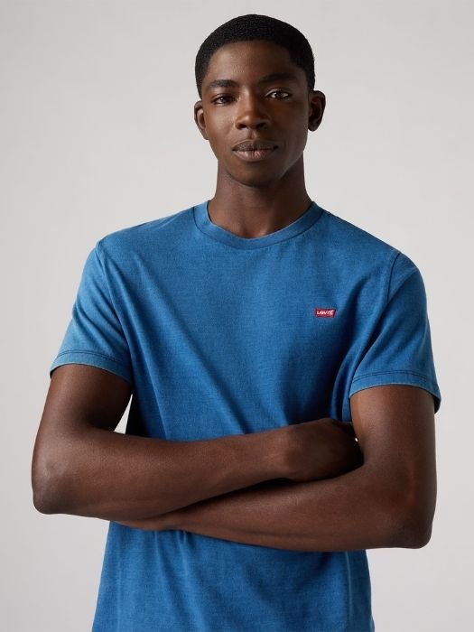 Levi's Мужская Футболка Синяя Regular [3]