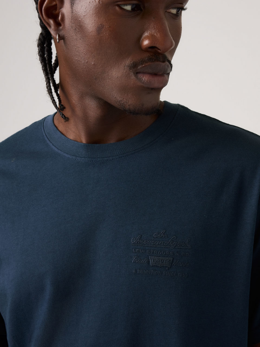 Levi's Мужская Футболка Темно-Синяя Relaxed [2]