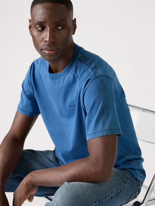 Levi's Мужская Футболка Синяя Relaxed [3]