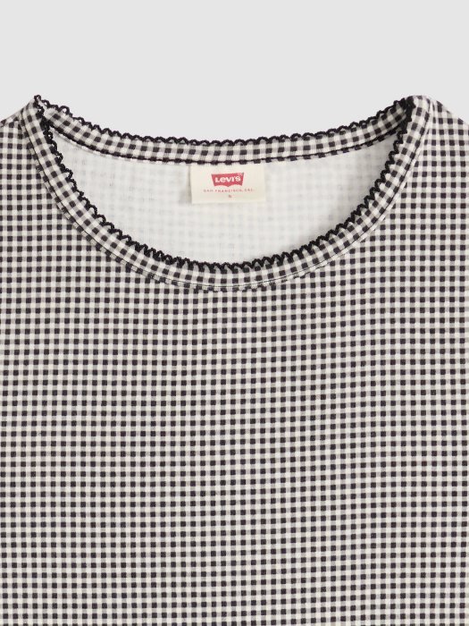 Женская Футболка Чёрная/Белая Slim [6]