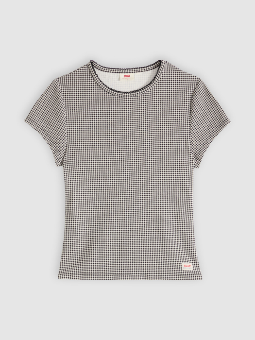 Levi's Женская Футболка Чёрная/Белая Slim [5]