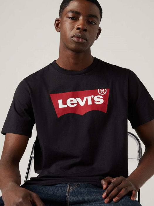 Levi's Мужская Футболка Чёрная Regular [3]