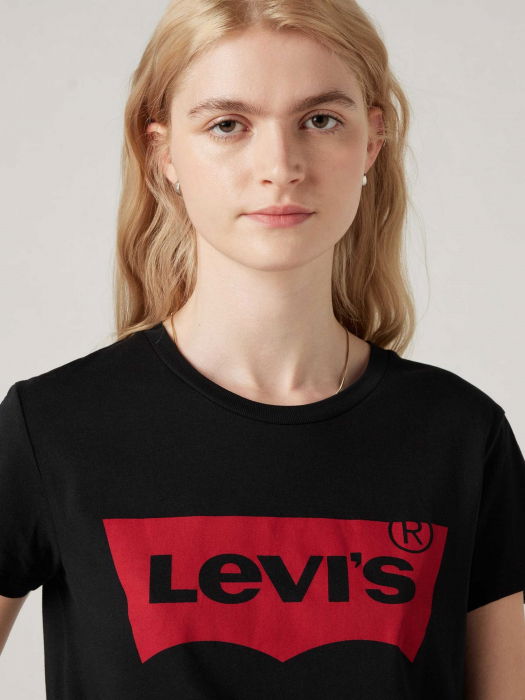 Levi's Женская Футболка Чёрная Regular [3]